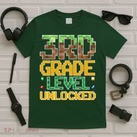 Back To School 3rd Grade Gamer Gaming T-Shirt thumb 5