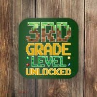 Back To School 3rd Grade Gamer Gaming Coaster thumb 0