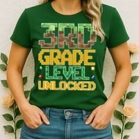 Back To School 3rd Grade Gamer Gaming Women's T-Shirt thumb 2