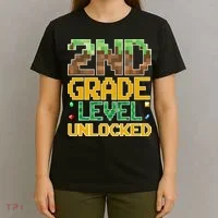 Back To School 2nd Grade Gamer T-Shirt thumb 4