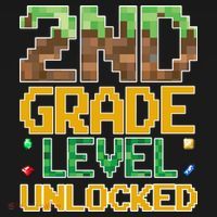 Back To School 2nd Grade Gamer Button thumb 1