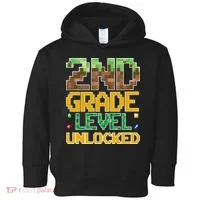 Back To School 2nd Grade Gamer Toddler Hoodie thumb 0