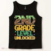 Back To School 2nd Grade Gamer Tank Top thumb 2