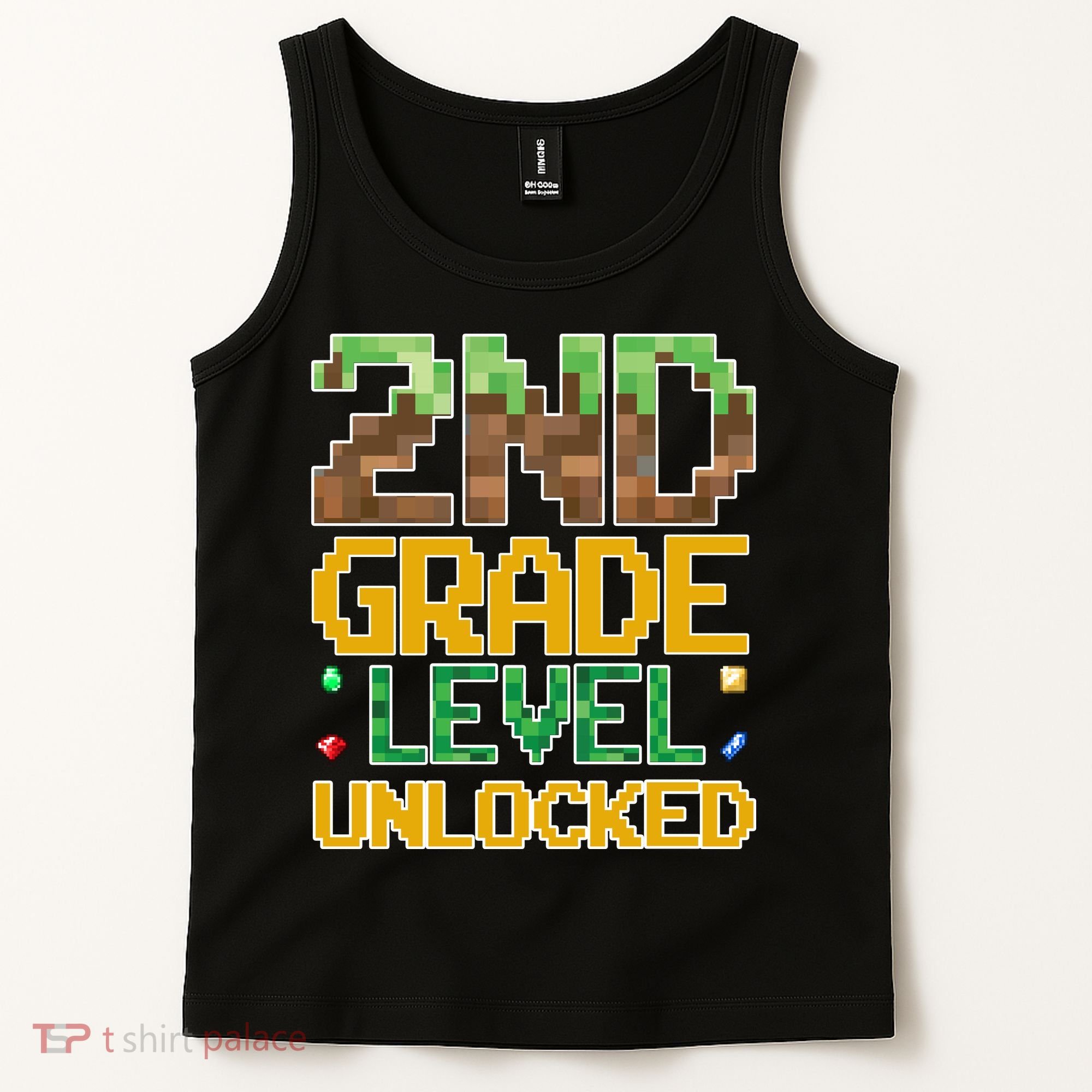 Back To School 2nd Grade Gamer Tank Top