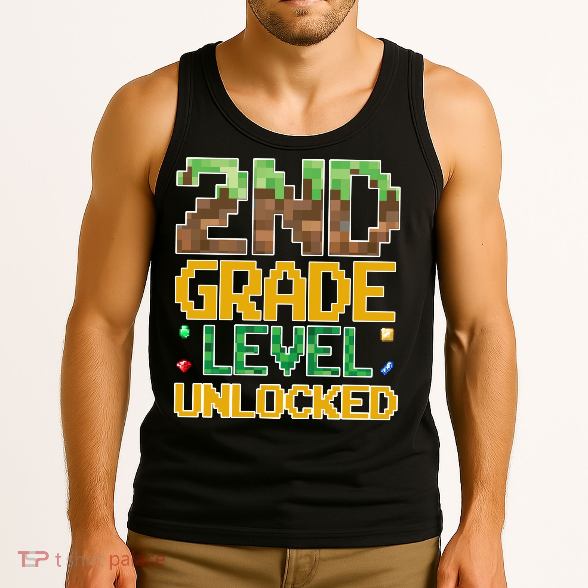 Back To School 2nd Grade Gamer Tank Top
