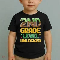 Back To School 2nd Grade Gamer Toddler T-Shirt thumb 2