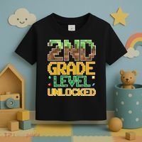 Back To School 2nd Grade Gamer Toddler T-Shirt thumb 3