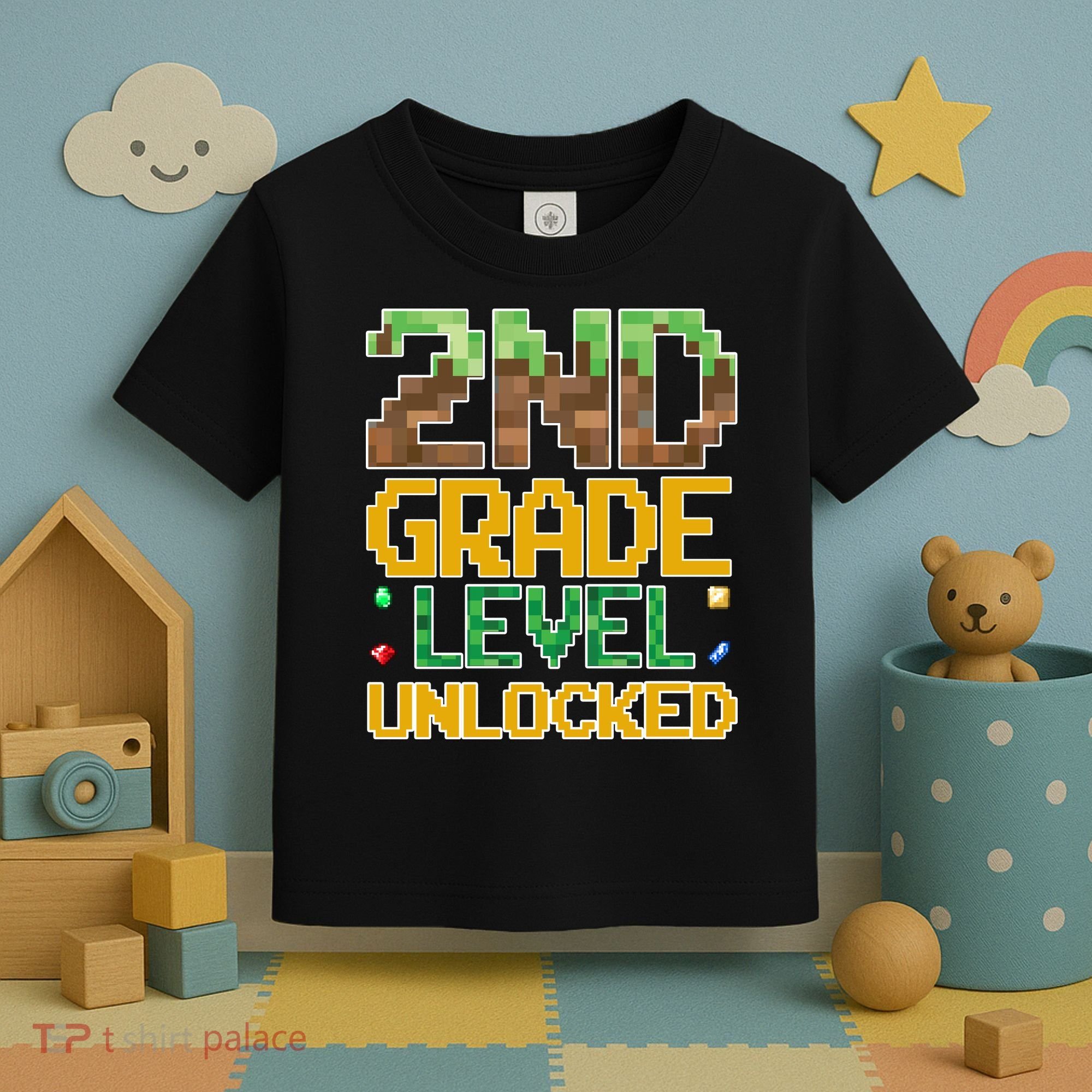 Back To School 2nd Grade Gamer Toddler T-Shirt