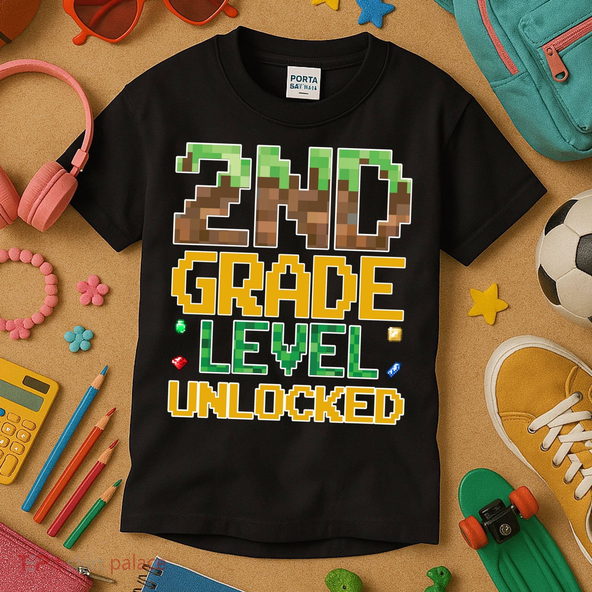 Back To School 2nd Grade Gamer Kids T-Shirt