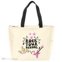 Back To School Rock Your School Music Lover School Tote Bag thumb 0