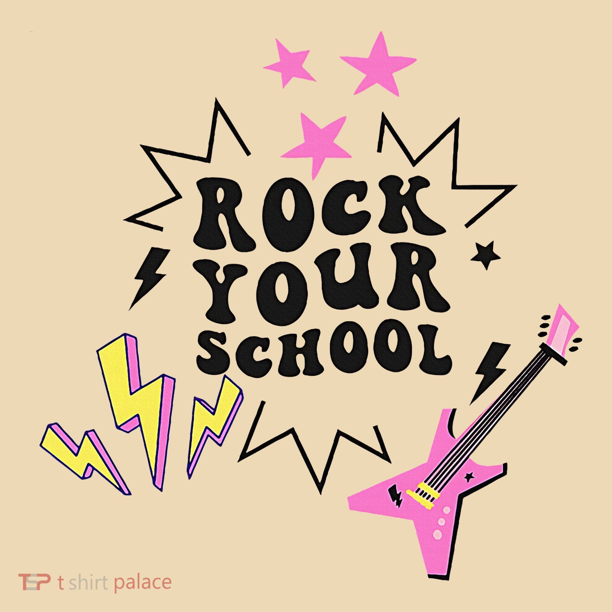 Back To School Rock Your School Music Lover School Tote Bag