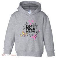 Back To School Rock Your School Music Lover School Toddler Hoodie thumb 0