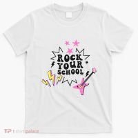 Back To School Rock Your School Music Lover School T-Shirt thumb 0