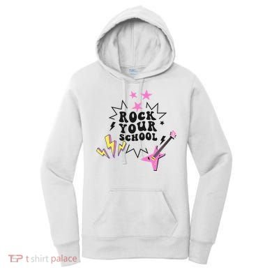 Back To School Rock Your School Music Lover School Women's Hoodie