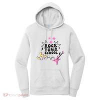 Back To School Rock Your School Music Lover School Women's Hoodie thumb 0