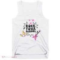 Back To School Rock Your School Music Lover School Tank Top thumb 0