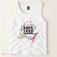 Back To School Rock Your School Music Lover School Tank Top thumb 2