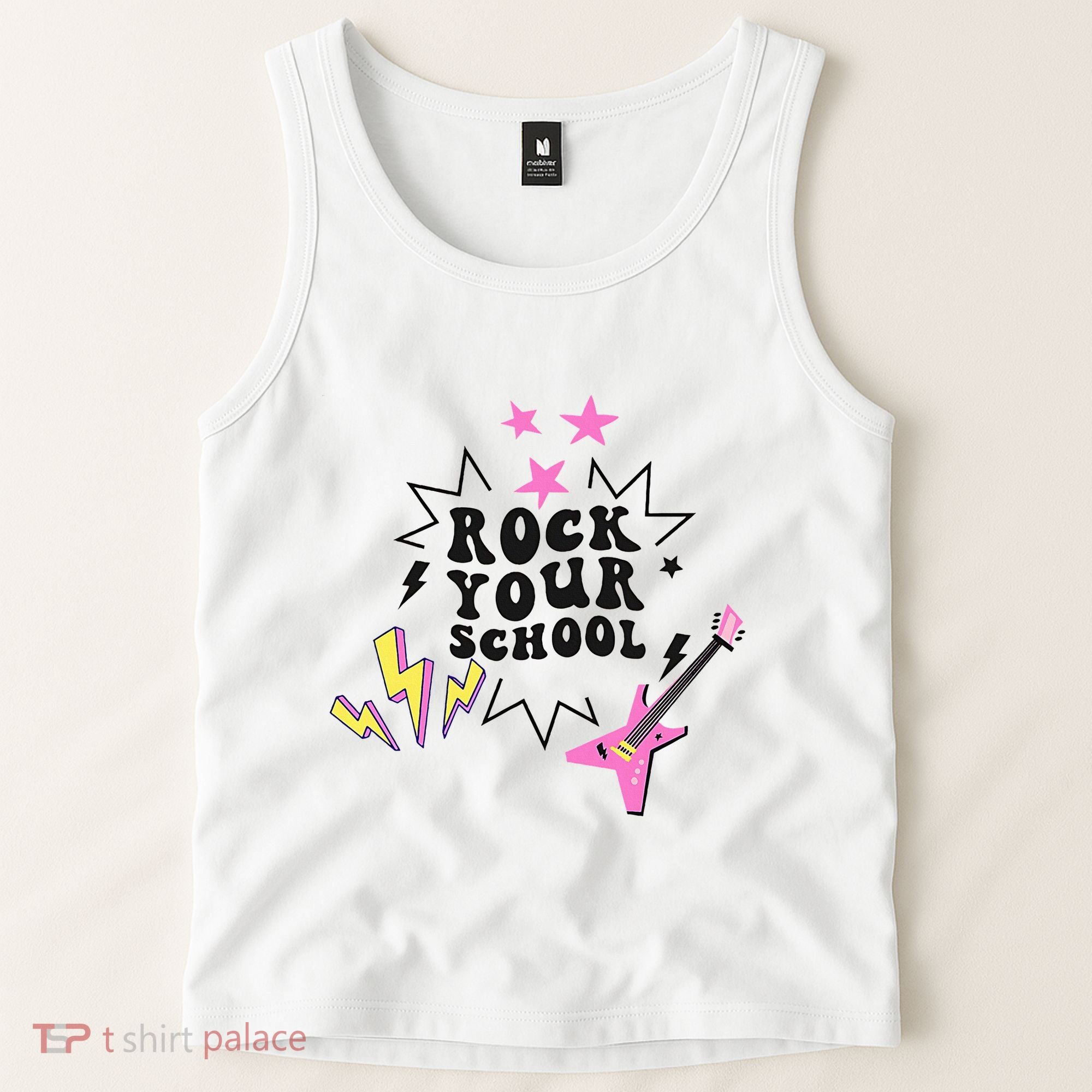 Back To School Rock Your School Music Lover School Tank Top