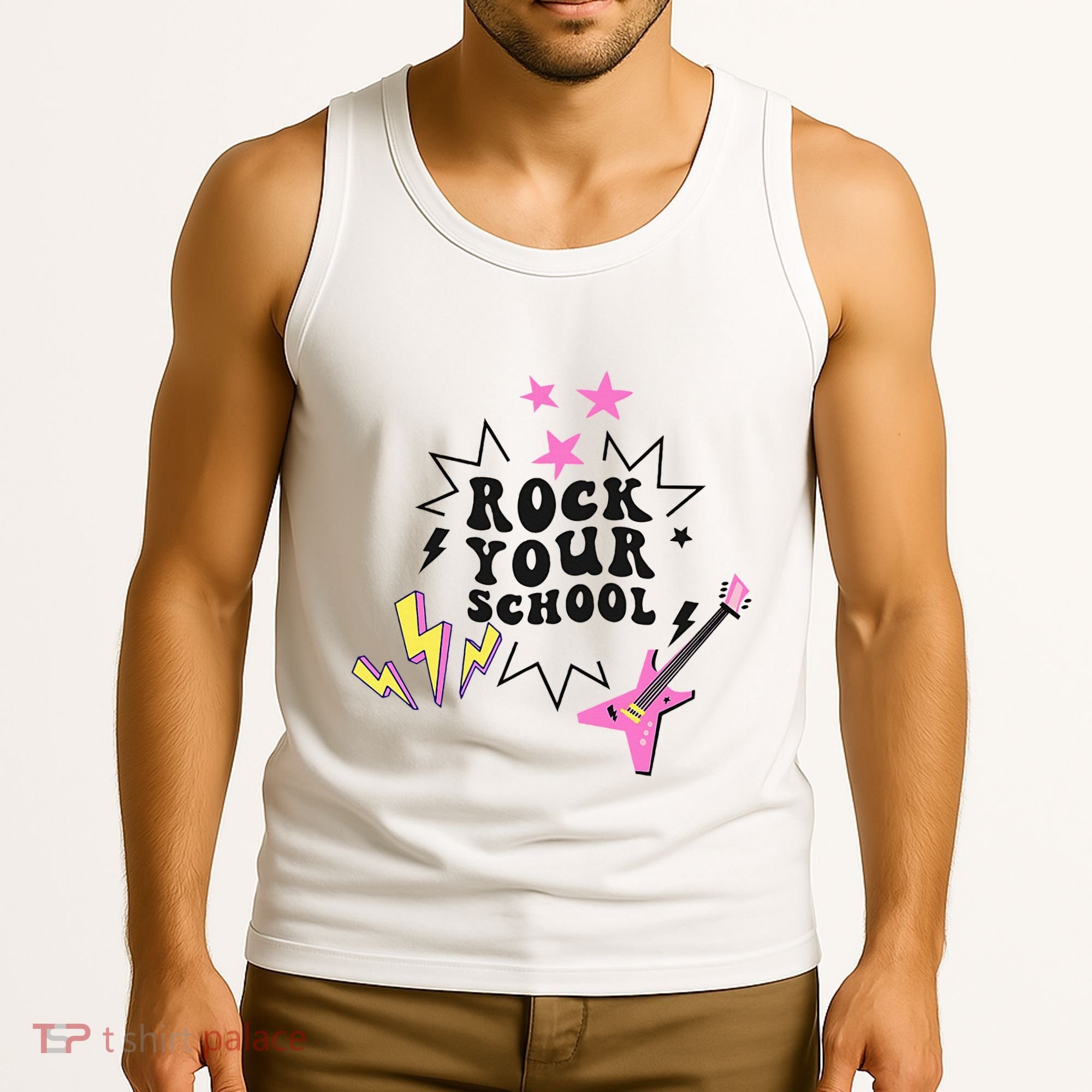 Back To School Rock Your School Music Lover School Tank Top
