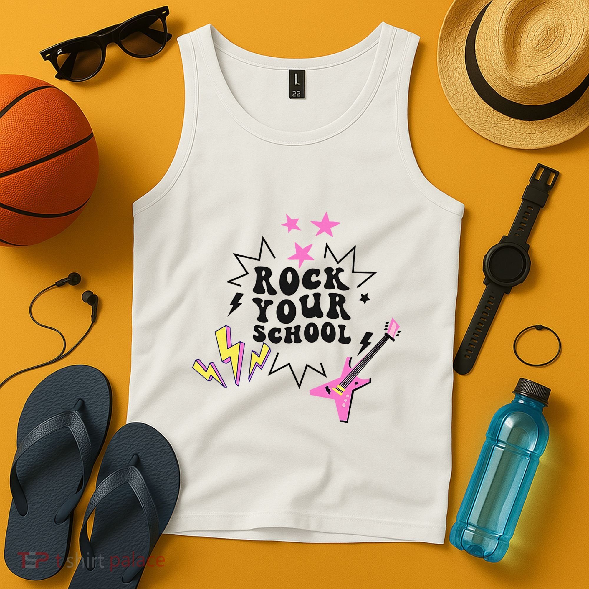 Back To School Rock Your School Music Lover School Tank Top