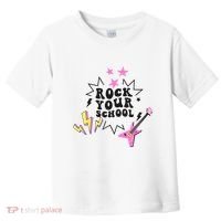 Back To School Rock Your School Music Lover School Toddler T-Shirt thumb 0