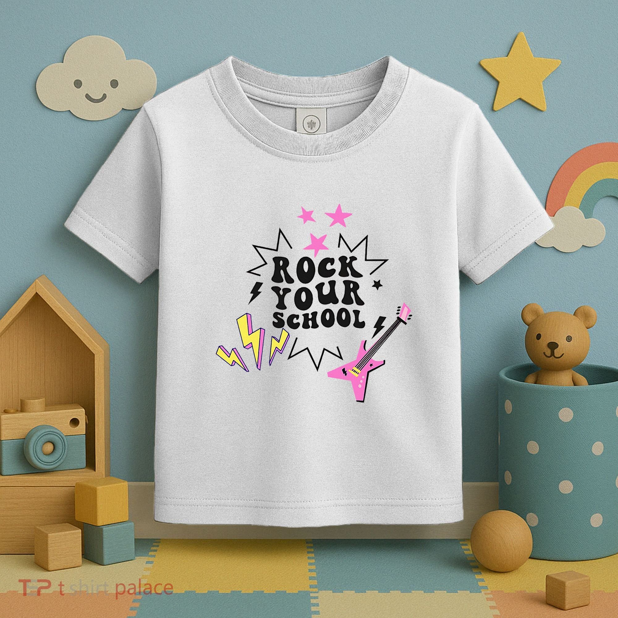 Back To School Rock Your School Music Lover School Toddler T-Shirt