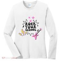 Back To School Rock Your School Music Lover School Women's Long Sleeve Shirt thumb 0