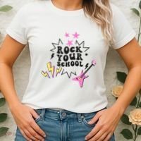 Back To School Rock Your School Music Lover School Women's T-Shirt thumb 2