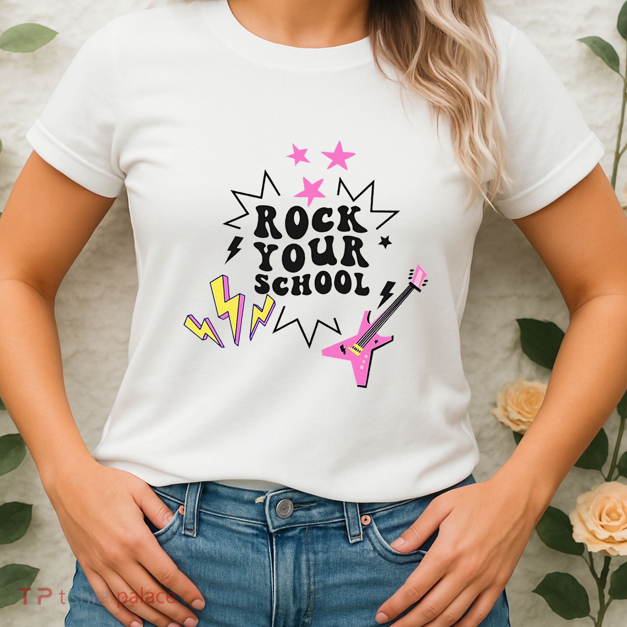 Back To School Rock Your School Music Lover School Women's T-Shirt