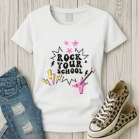 Back To School Rock Your School Music Lover School Women's T-Shirt thumb 3