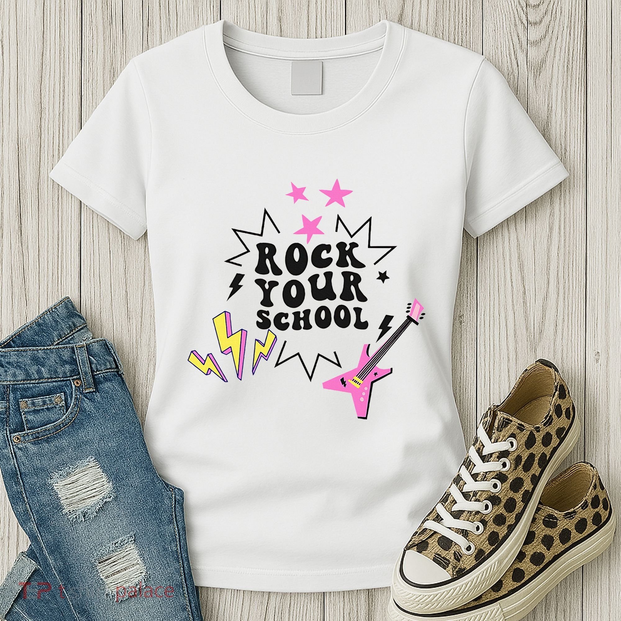 Back To School Rock Your School Music Lover School Women's T-Shirt
