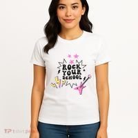 Back To School Rock Your School Music Lover School Women's T-Shirt thumb 4
