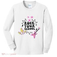 Back To School Rock Your School Music Lover School Kids Long Sleeve Shirt thumb 0