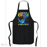 Back To School Dino I'm Ready To Crush Kindergarten Dinosaur Apron thumb 0