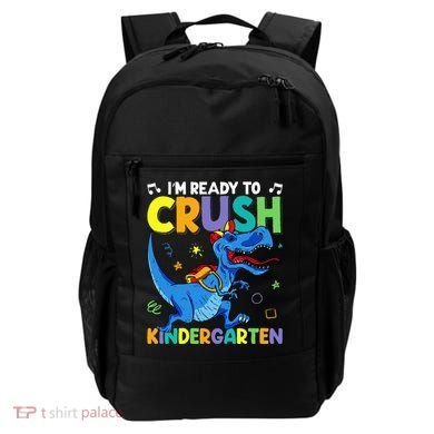 Back To School Dino I'm Ready To Crush Kindergarten Dinosaur Backpack