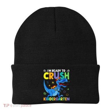 Back To School Dino I'm Ready To Crush Kindergarten Dinosaur Beanie