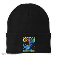 Back To School Dino I'm Ready To Crush Kindergarten Dinosaur Beanie thumb 0