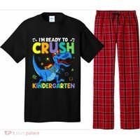 Back To School Dino I'm Ready To Crush Kindergarten Dinosaur Pajama Set thumb 0
