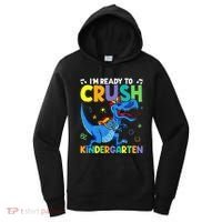 Back To School Dino I'm Ready To Crush Kindergarten Dinosaur Women's Hoodie thumb 0