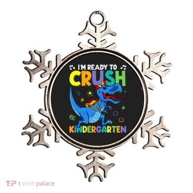 Back To School Dino I'm Ready To Crush Kindergarten Dinosaur Ornament
