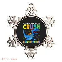 Back To School Dino I'm Ready To Crush Kindergarten Dinosaur Ornament thumb 0