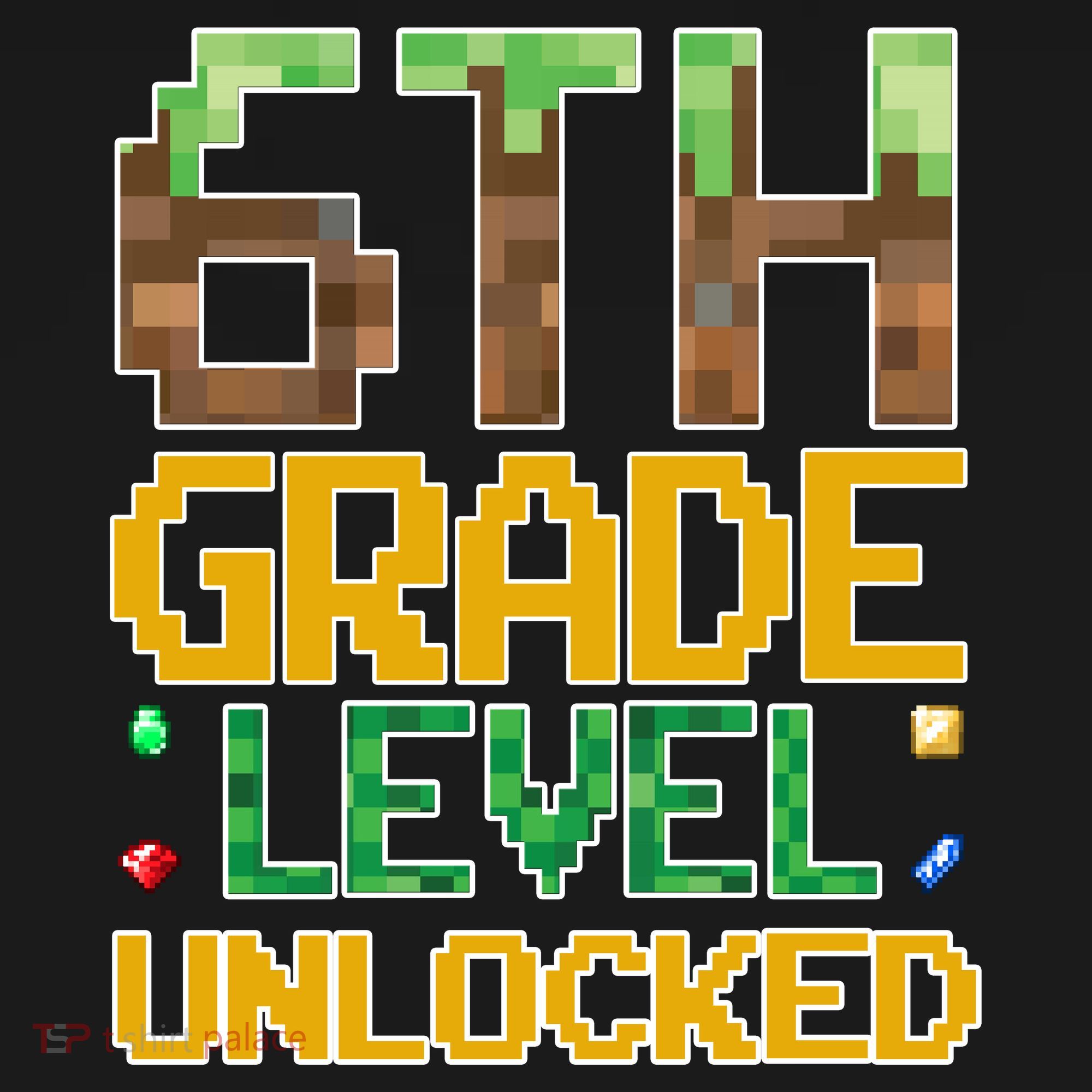 Back To School 6th Grade Gamer Doggie Tank