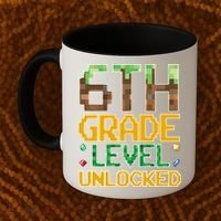 Back To School 6th Grade Gamer Coffee Mug thumb 2
