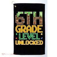 Back To School 6th Grade Gamer Golf Towel thumb 0