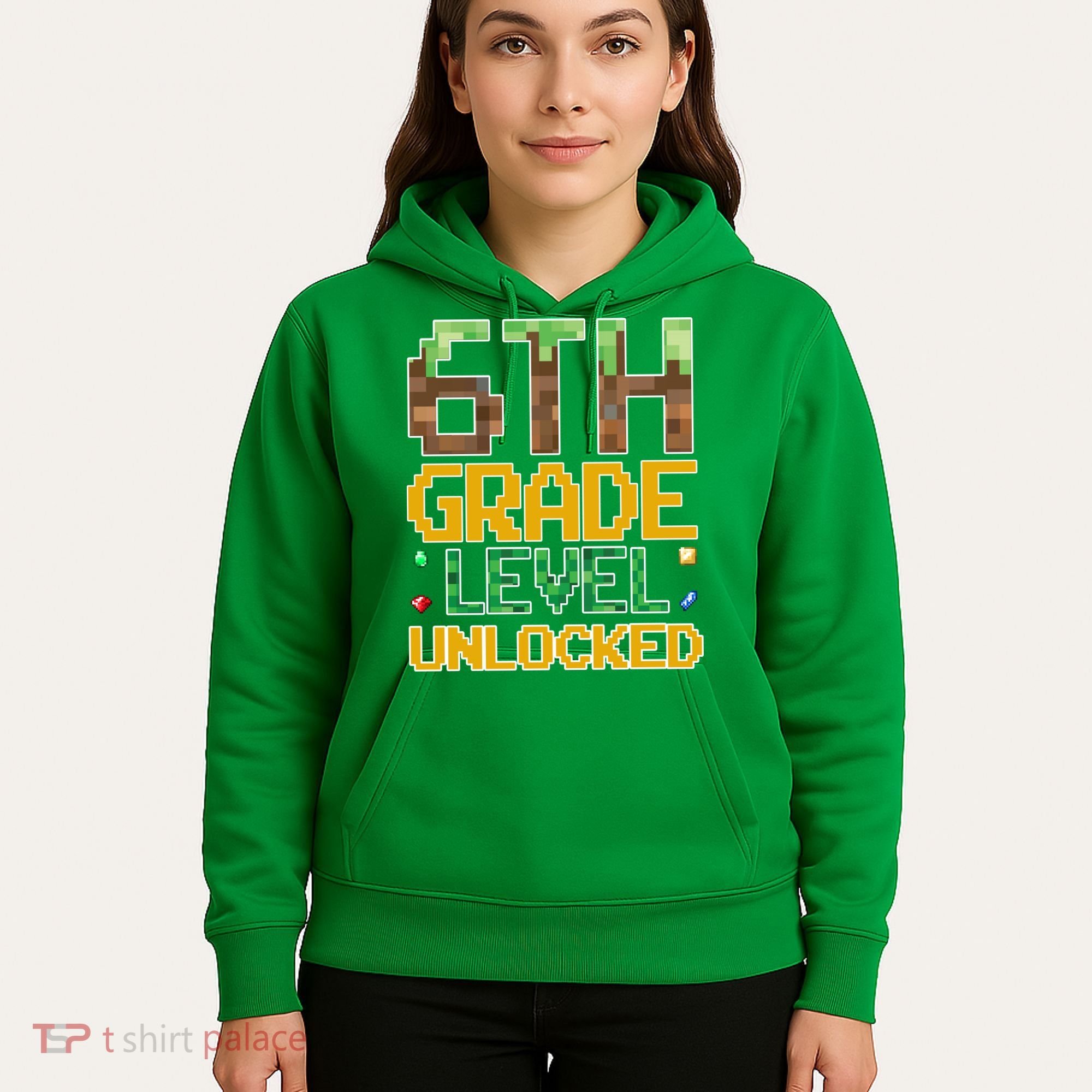Back To School 6th Grade Gamer Hoodie