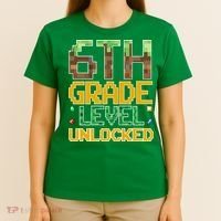 Back To School 6th Grade Gamer T-Shirt thumb 4