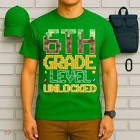 Back To School 6th Grade Gamer T-Shirt thumb 6