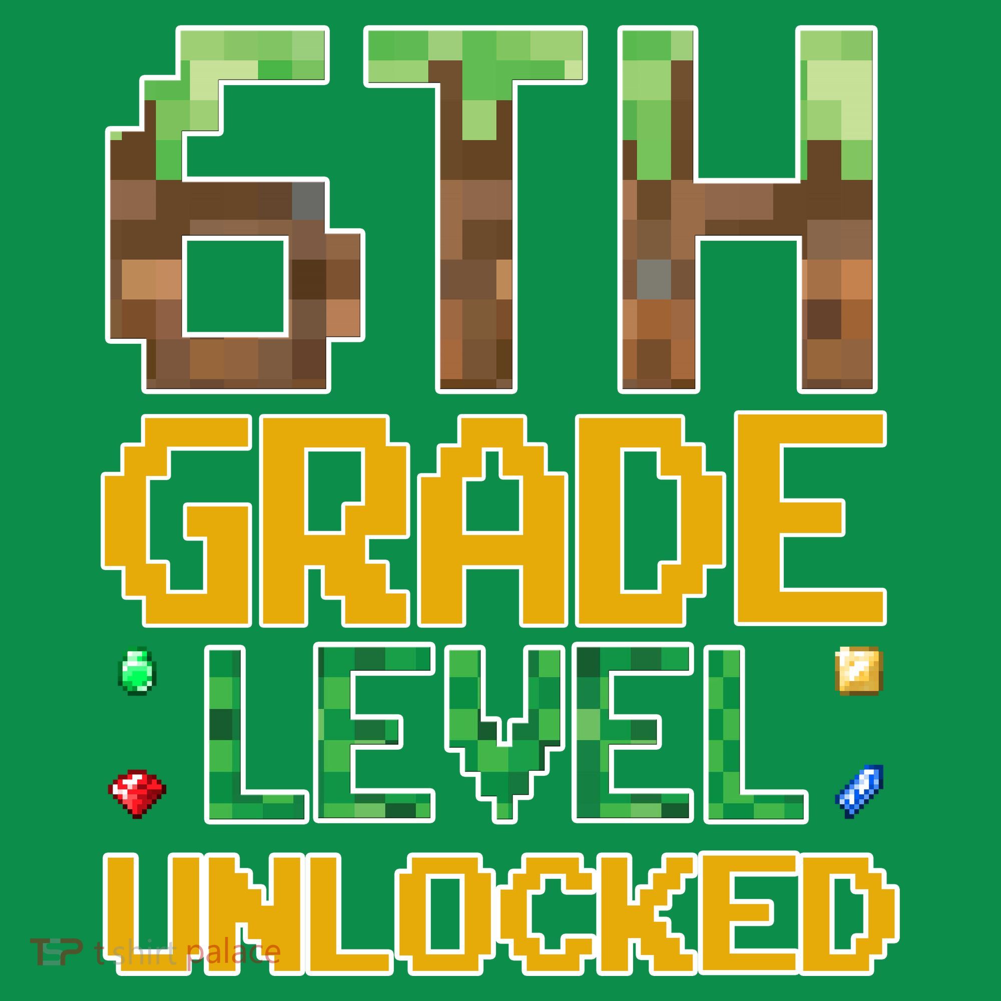 Back To School 6th Grade Gamer Button