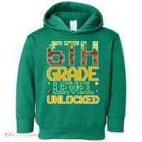 Back To School 6th Grade Gamer Toddler Hoodie thumb 0