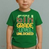 Back To School 6th Grade Gamer Toddler T-Shirt thumb 2